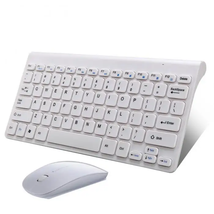 Новинка 2,4 ГГц Беспроводная клавиатура+ беспроводная мышь комбо набор для ноутбука ПК настольный DOM668