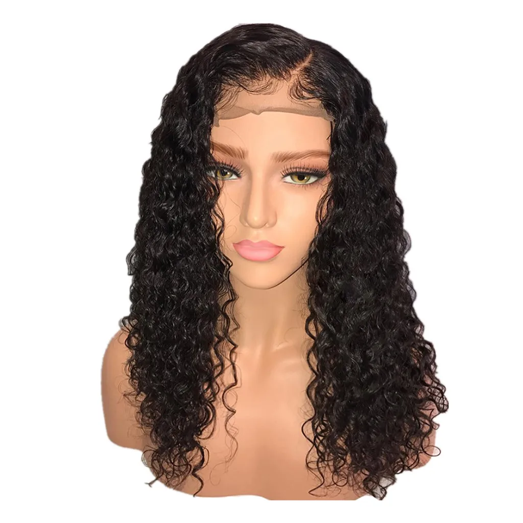 Ishowtienda Hair Braids Brazilian Less Lace Front Full Wig