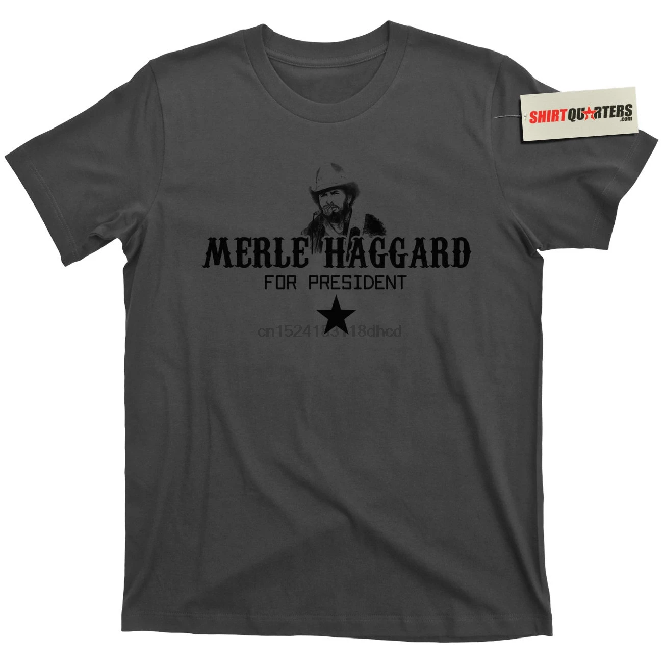 Merle Haggard for President Okie from Muskogee Outlaw Country music CD T Shirt Merle Haggard for President Okie from Muskogee Outlaw Country music CD T Shirt