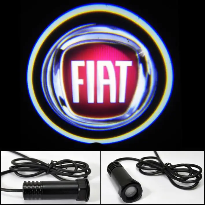 Auto Ghost Shadow Light Car LED door lights for Fiat car LOGO