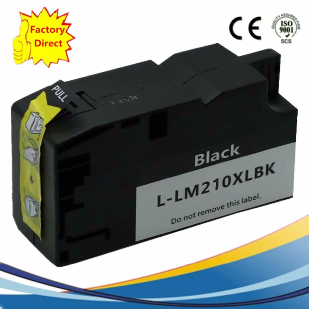 LM210XLBK LM210XL LM 210XL LM210 210 Замена чернильных картриджей для Lexmark OfficeEdge Pro4000c Pro4000 Pro5500