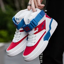 Мужские высокие кроссовки; Мужская прогулочная обувь; трендовая Удобная уличная нескользящая обувь; Tenis Masculino; мужские кроссовки; zapatos hombre