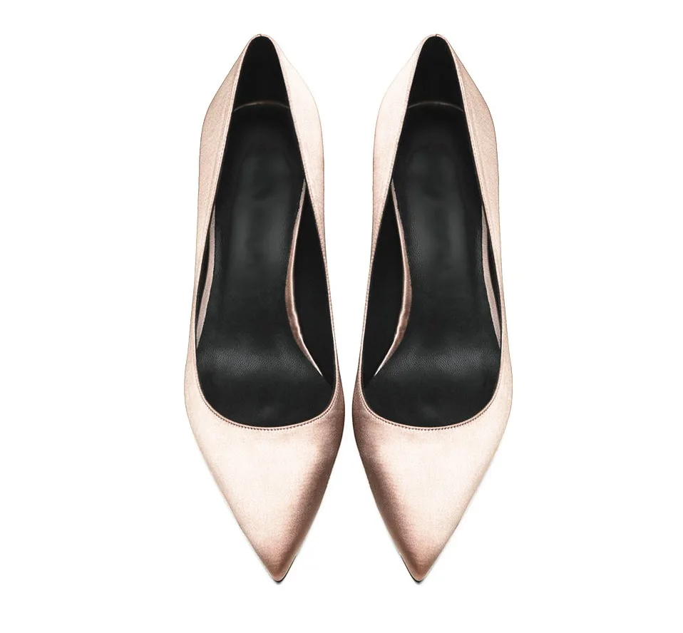 KATELVADI/женские туфли-лодочки женские туфли на шпильке 6,5 см; chaussure femme Talon; черные свадебные туфли на высоком каблуке K-327