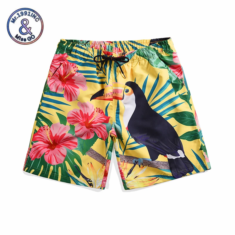 Mr.1991IN Summer Vacation Sets Men's Toucan Printed Tropical style Beach Hawaiian suit Short Shirts Shorts Two Piece Suit Men Mr.1991IN Summer Vacation Sets Men's Toucan Printed Tropical style Beach Hawaiian suit Short Shirts Shorts Two Piece Suit Men