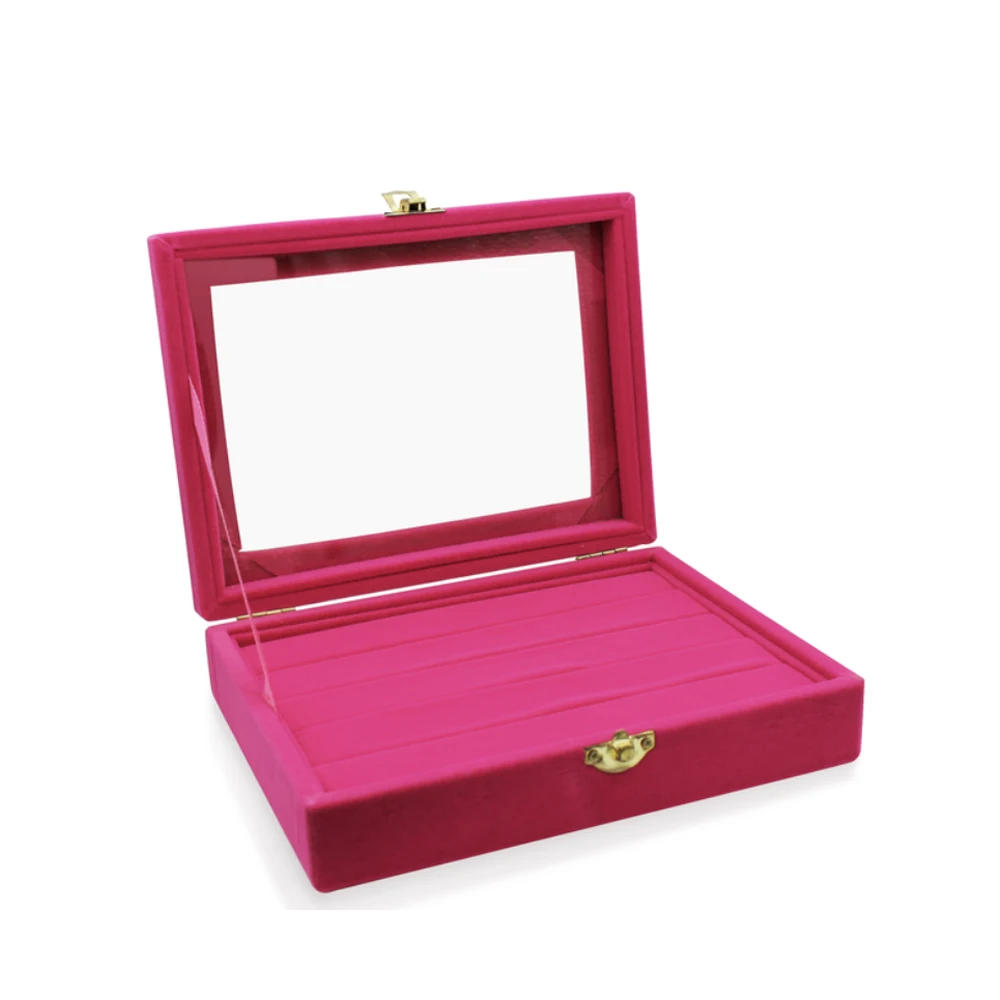 

KAKANY Original Ring Transparent Pink Charming Display Box Jewelry Protection Gift Fashion Simple Exquisite Display Box Factory