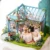 Миниатюрный домик Cutebee «сделай сам» с мебелью, со светодиодной подсветкой, музыкой, пылезащитной крышкой, модель, строительные блоки, игрушки для детей, Casa De Boneca A68E - изображение