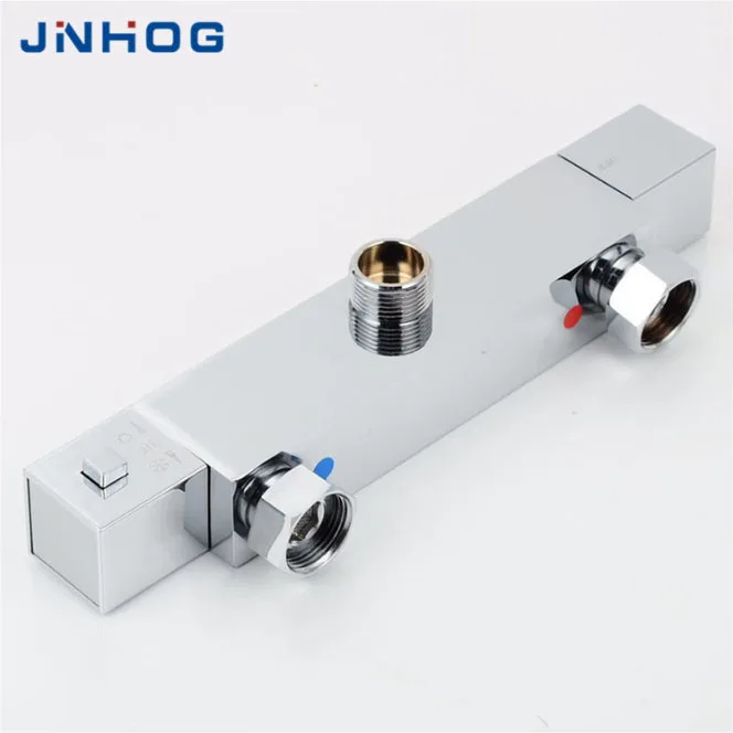 

Thermostatic shower mixer 38 degrees Celsius intelligent temperature control Copper faucet Ceramic spool