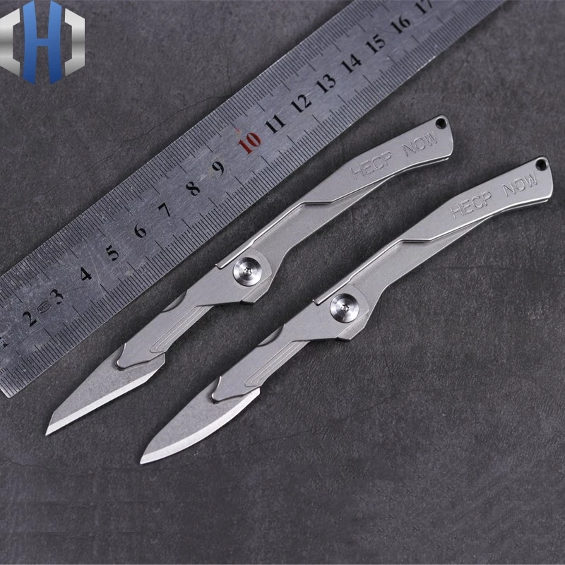 Titanium Folding Scalpel Pocket Knife Outdoor Knife Portable Knife EDC Tools Folding Blade Utility Knife Titanium Folding Scalpel Pocket Knife Outdoor Knife Portable Knife EDC Tools Folding Blade Utility Knife