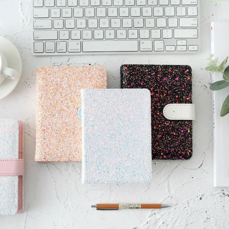 

Creative Sequin hand account book pink girl student diary plan notebook