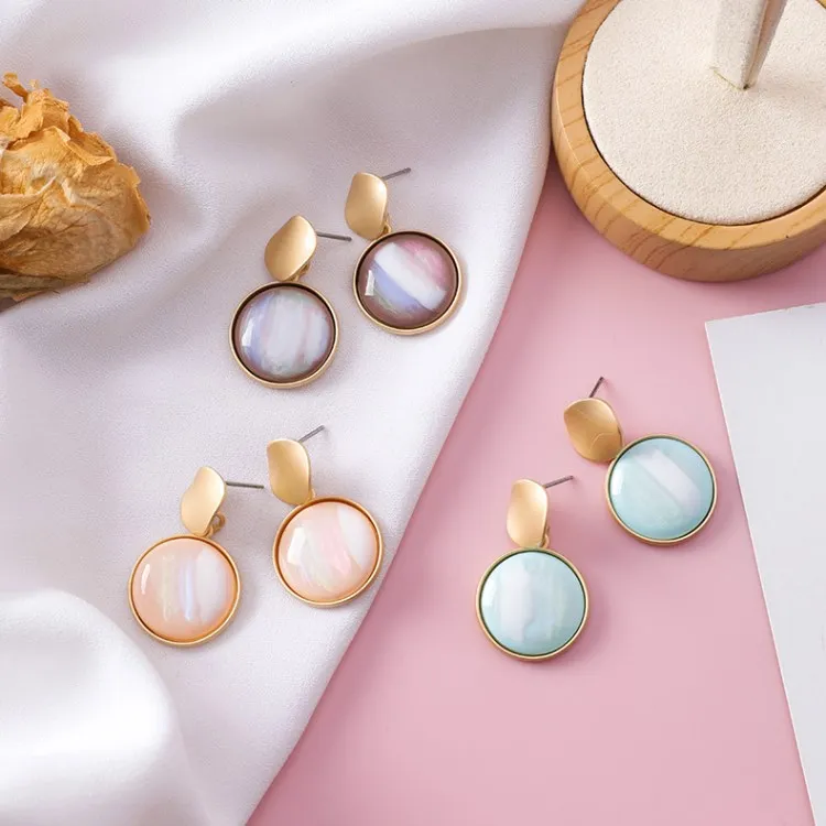 

2019 New Sale Stylish temperament sweet earrings female Crystal from Austrian 3 Colors Fashion Jewelry For Women