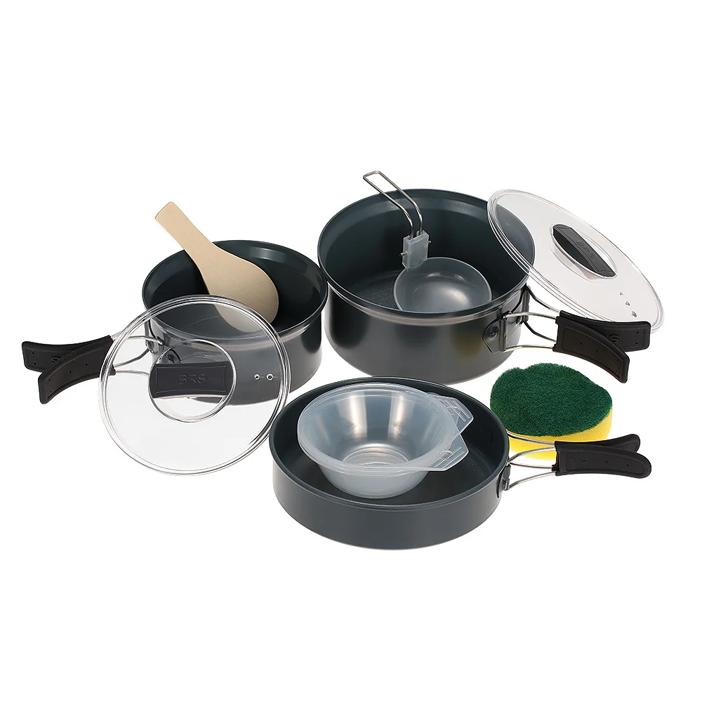 Brs-123 envío libre 2-3 persona olla camping Utensilios de cocina al aire libre ollas Sets multifunción Utensilios de cocina