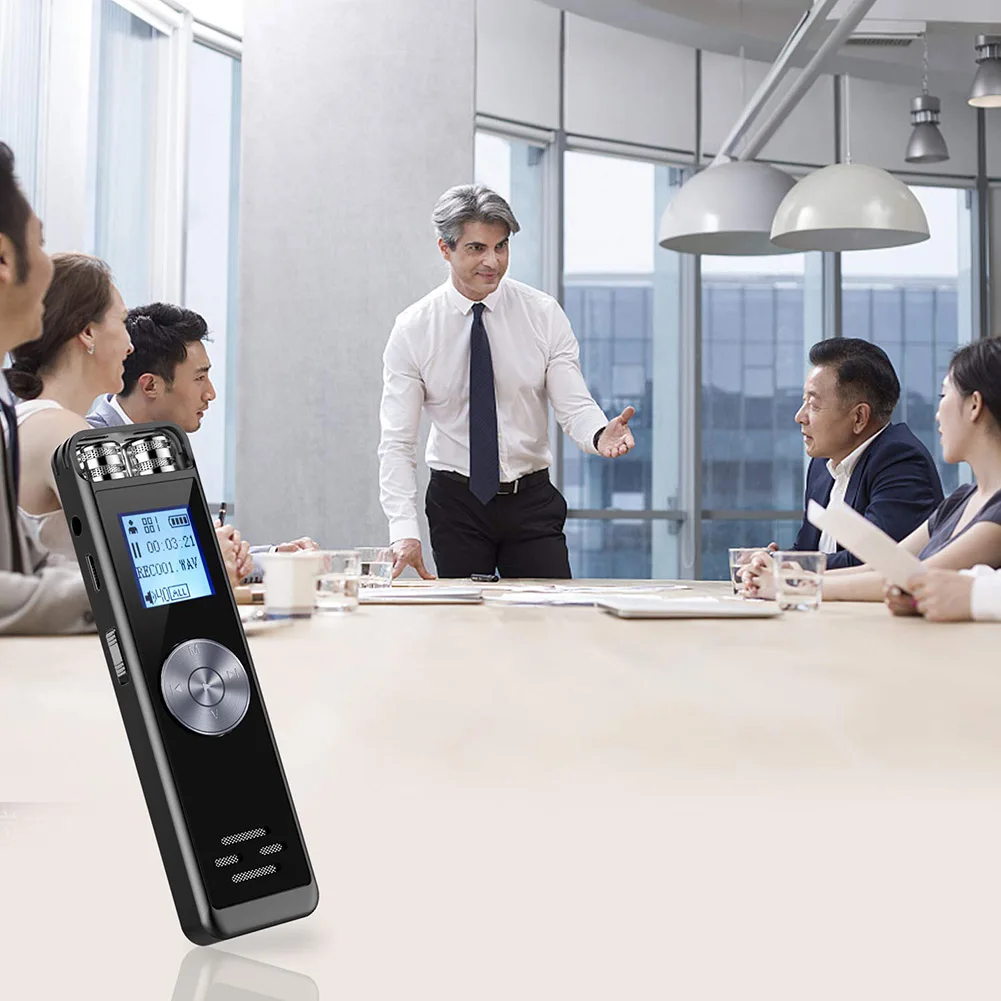

Digital Voice Recorder 8GB Sound Audio Dictaphone Support TF Card for Lectures Meetings Dropshipping