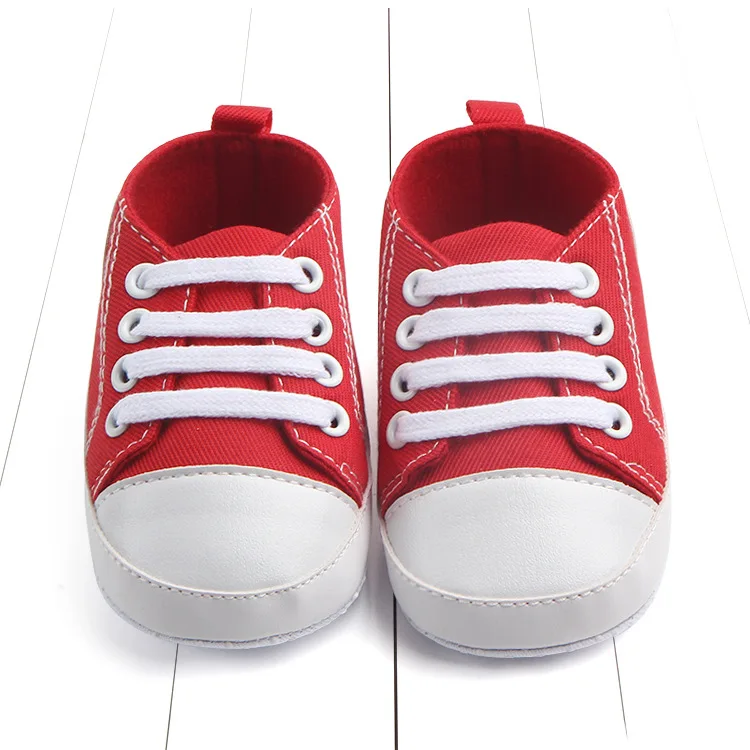 Baby Shoes First Walkers Infant Footwear For Newborn Canvas Children Sneakers Toddler Soft Sole Baby Boy Shoes For Babies