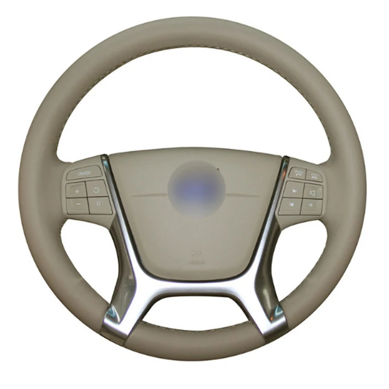 

Кожаный чехол на руль для Volvo S80 2010 XC60 2010-2013 XC70 2011