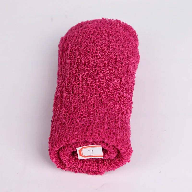 35*150 см Плетеный шарф новорожденный реквизит для фотосъемки детские одеяла из искусственного волокна Свинг Swaddlings Женская шаль - Цвет: 7