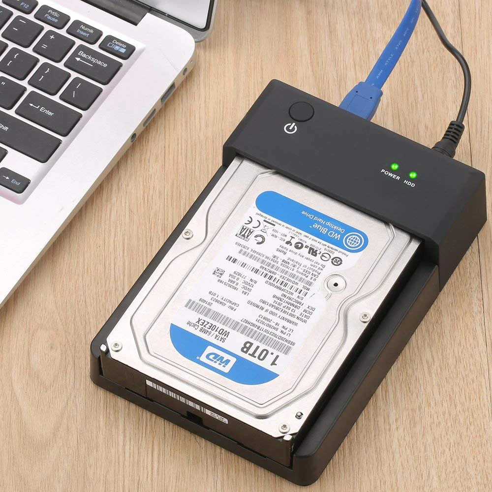 2," /3,5" USB 3,0 на SATA III внешний HDD док-станция 3,5 дюймов жесткий диск Корпус чехол UASP с 2 данных/Зарядка USB порт