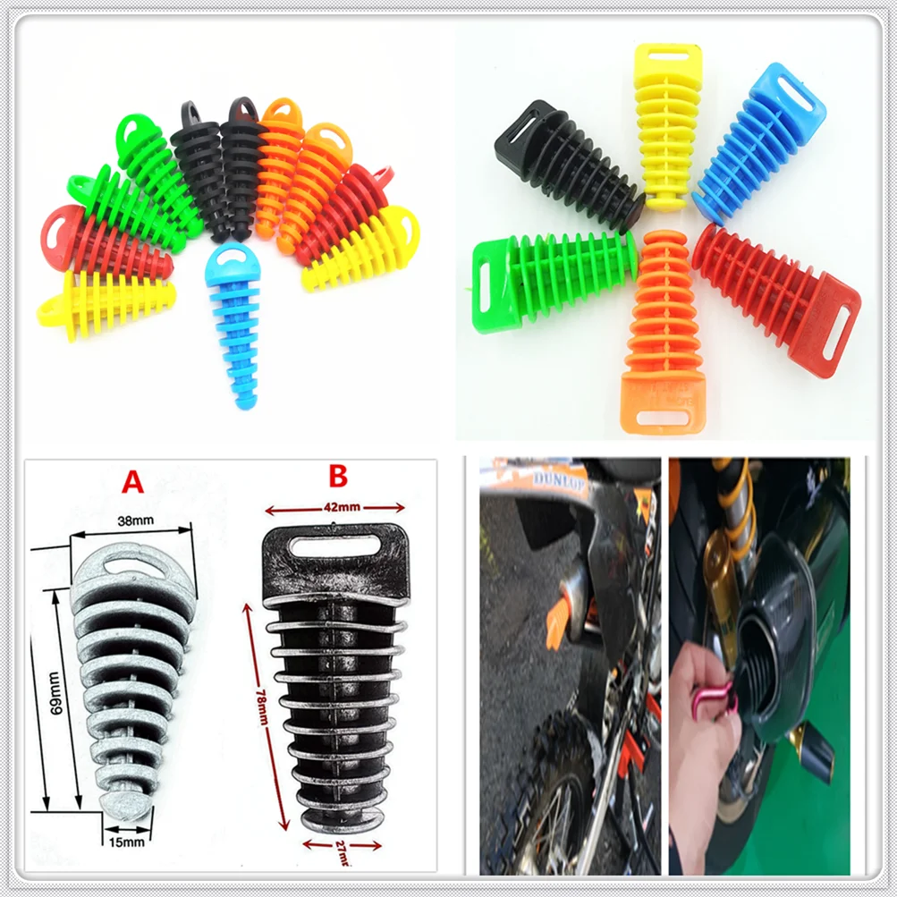 

new Motorcycle Exhaust Pipe Plug Muffler Wash protector for Ducati ST4S Scrambler Desert Sled 950 1200 S GT MULTISTRADA