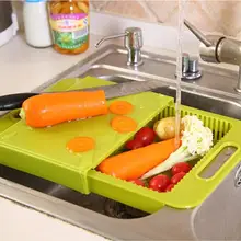 Выдвижная дренажная разделочная доска Multi-function кухонная Корзина Стойка Специальное предложение CJJJCFCJ00472