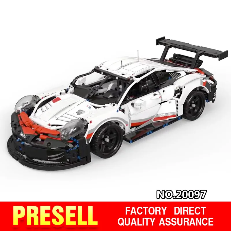 

DHL free Lepin 20097 Technic Series The Legoing 42096 White Racing Car Set Building Blocks Bricks Kids Toys Chirstmas Car Model
