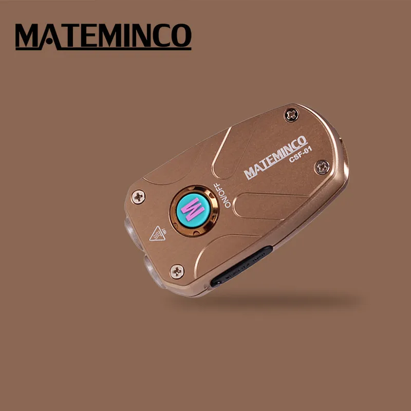 Mateminco CSF01 мини Keychian Usb Перезаряжаемый 395nm УФ светодиодный фонарик для аварийной