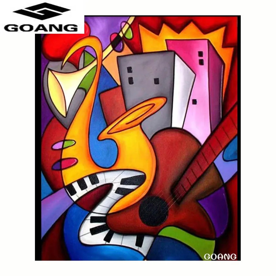

diy Diamond Painting Cross Stitch kits Diamond Embroidery abstract guitar 5d Diamond mosaic paintings