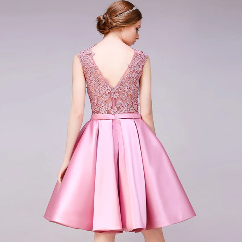 Lace Short Cocktail Dress Plus Size #6