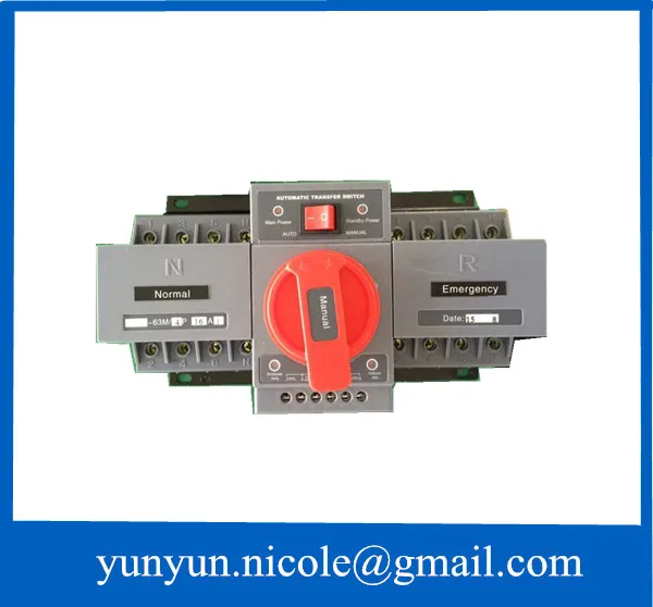 63A 4P Circuit breaker type Changeover switch/ ATS 63A MCB type