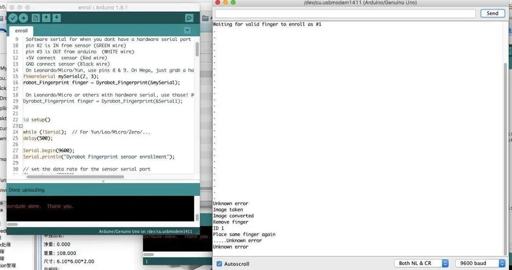 Оптический считыватель отпечатков пальцев Сенсор сборный модуль для Arduino UNO R3 51 stm32 дверной замок, безопасный, POS машина, по отпечаткам пальцев