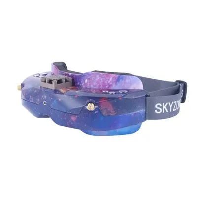 SKYZONE SKY02X 5,8 ГГц 48CH разнообразие FPV очки Поддержка 2D/3D HDMI головы отслеживания с вентилятором DVR фронтальная камера для RC гоночного дрона - Цвет: Бургундия