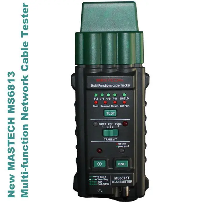 

MASTECH MS6813 Multifunction Network Tester MS6813 Network hunt hunt check line device versatile instrument with video cable.