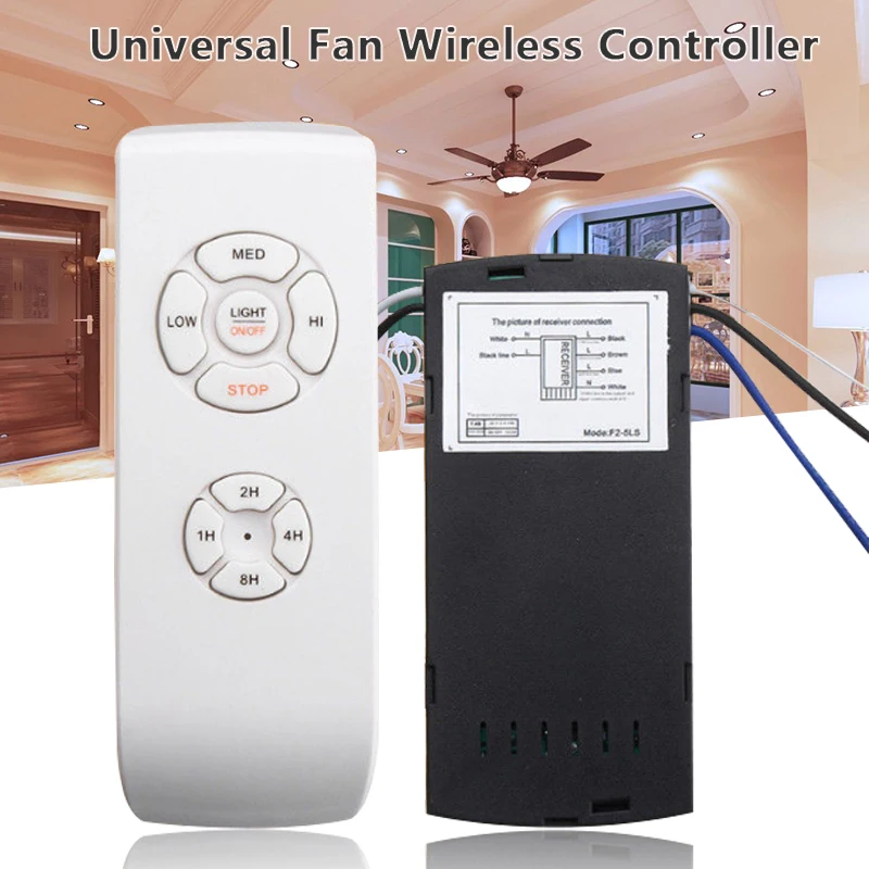 

Ceiling Fan Wireless Telecontrol Remote Control Convenient Wind Speed Lights Home Receiver Switch Key