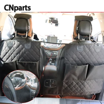 

CNparts Universal Auto Car Styling Multifuctional Seat Back Anti Dirty Mat Child Anti-Kick Pad Organizer Storage Bag Accessories