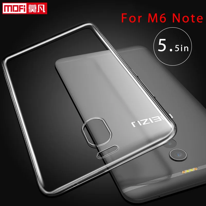 

Meizu M6 Note Case Meizu M6 Note Case Cover Silicone Ultra Thin Clear Soft Mofi Back Transparent Slim Coque Meizu M6 Note Case