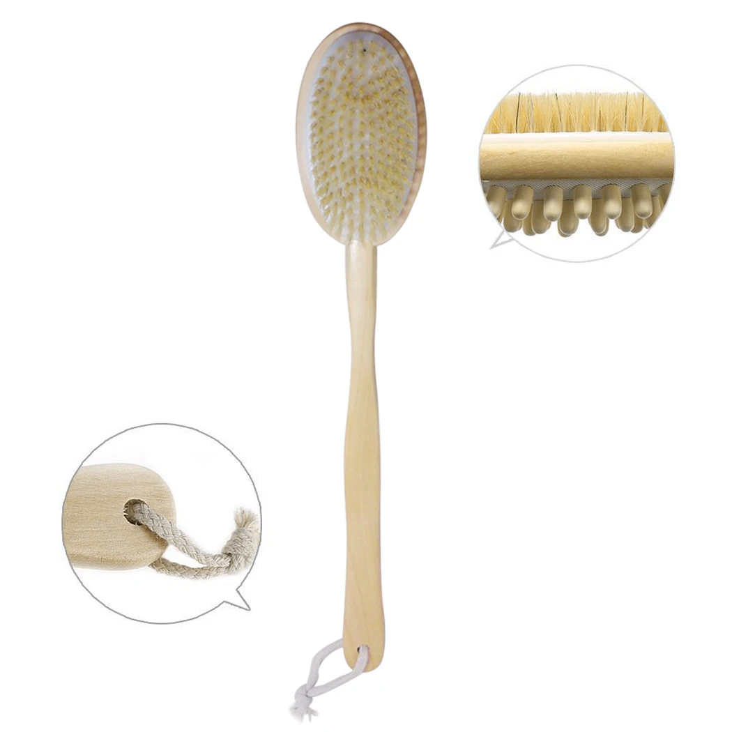 SHOWER BATH BRUSH BACK SCRUBBER LONG HANDLED BODY MASSAGER DISABILITY