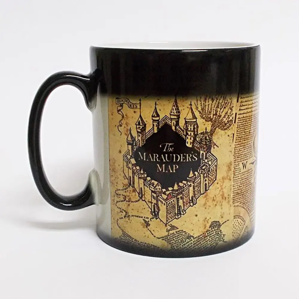 Drop shipping!NEW MUG Harry Potter Marauders Map Magic Hot
