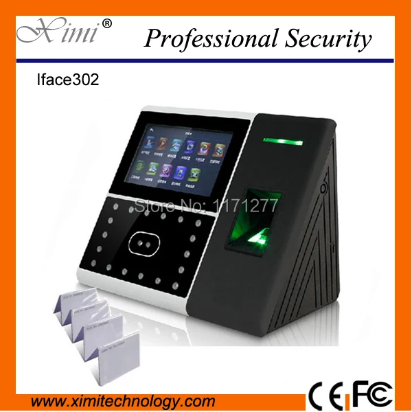 

Facial and fingerprint recognition ID card reader iface302 time attendance and access controller