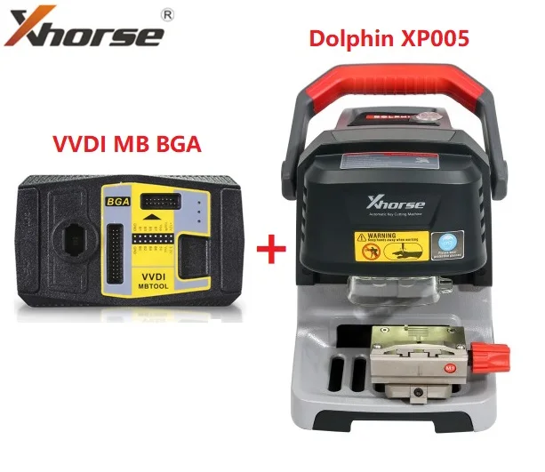

V1.1.3 Xhorse Condor Dolphin XP005 Automatic Car Key Cutting Machine Plus VVDI MB BGA Tool Key Programmer Get One Token Everyday