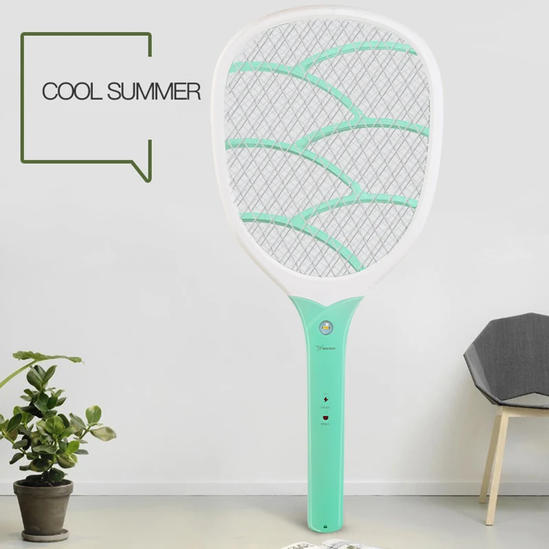 

YAGE 400mAh Battery USB Electric Mosquito Swatter Repellent Bug Insect Reject Killers Pest Reject Racket Trap Anti Mosquito Fly