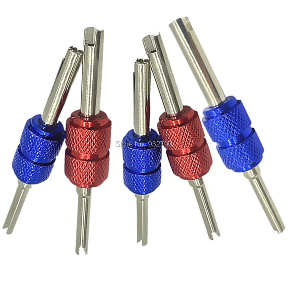 Pack Of 5 Valve Core Remover Installer Removal Tool Key Dual End Head