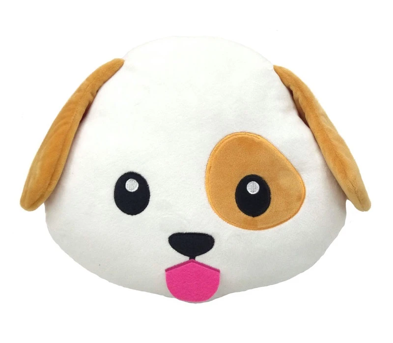 クリスマスの装飾新しい犬子犬cojines絵文字枕絵文字クッションcoussin Almofadaぬいぐるみソフトおもちゃ人形スマイリー顔枕 Pillow Cervical Pillow Craftpillow Pad Aliexpress