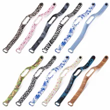 Купить 3 получить 1 бесплатно) Красочный шаблон Мода замена Браслет из силикагеля ремешок для Xiaomi Mi браслет 2