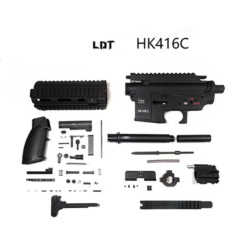 Игрушечный пистолет новая игра модель cs тактика LDT HK416 gen V2 416 гель-шарик пистолет нейлон Модернизированный материал сплит корпус коробки хобби T141