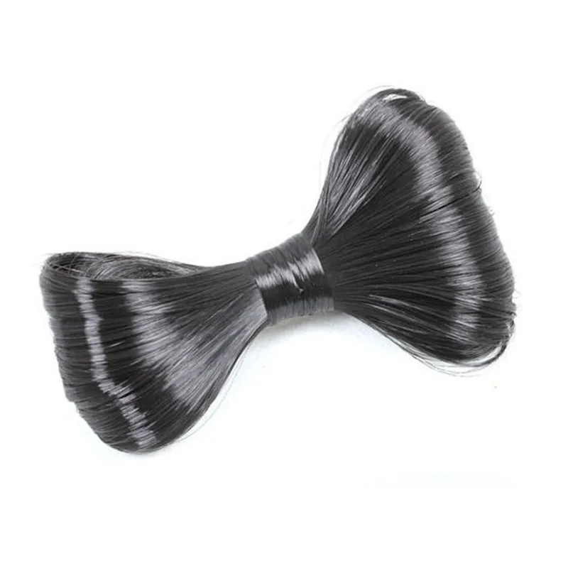 Новая мода 7 цветов Женский Большой Бант Шпилька Девушки Прекрасный парик популярные заколки для волос аксессуары для волос - Цвет: Black