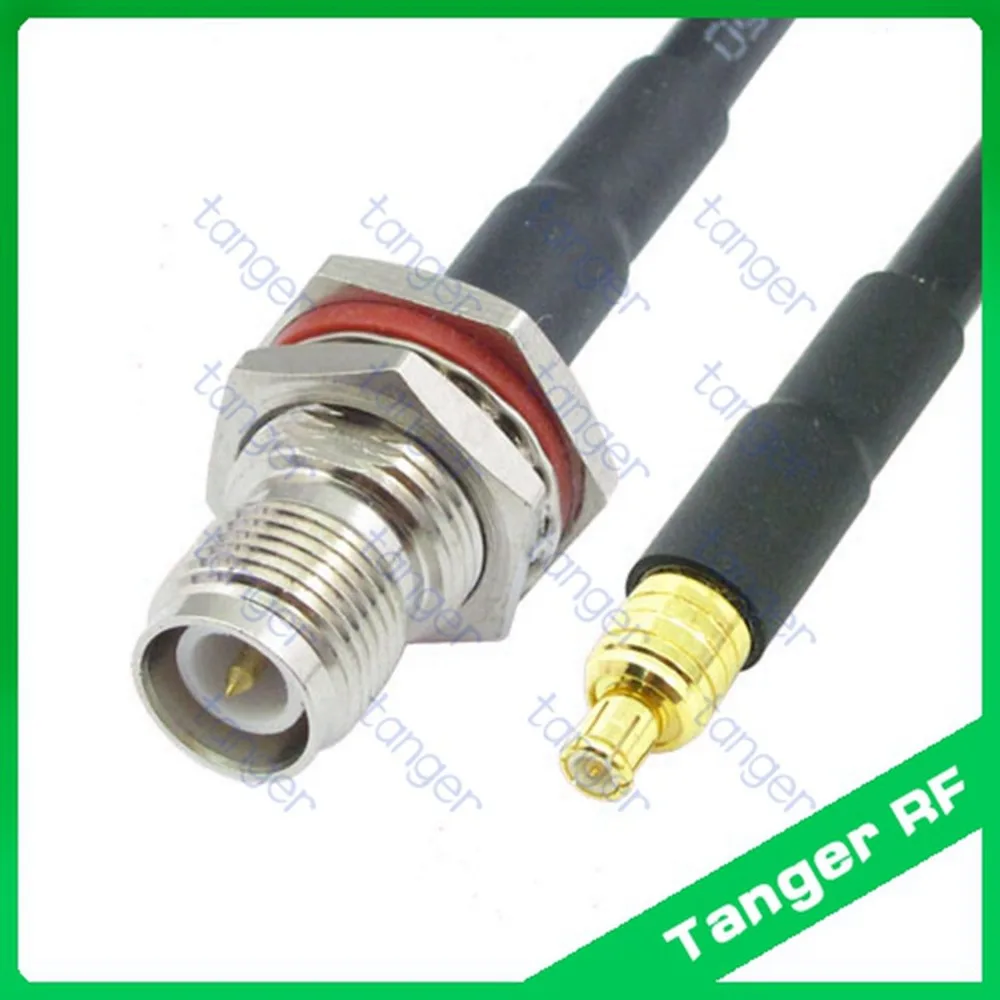

Hot Selling Tanger MCX male plug to RP-TNC female connector straight RF RG58 Pigtail Jumper Coaxial Cable 40inch 100cm
