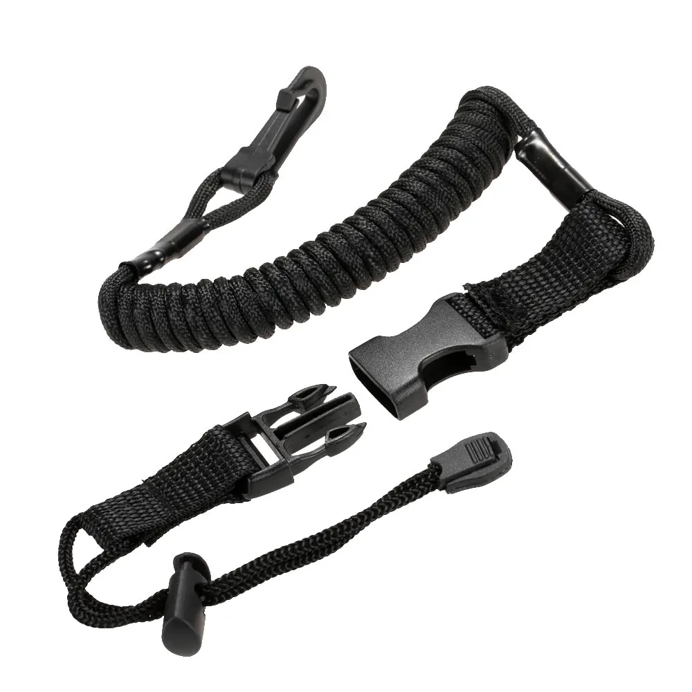 1pc Coiled Paddle Leash Kayak Canoe Safety Rod Leash Fishing Rod