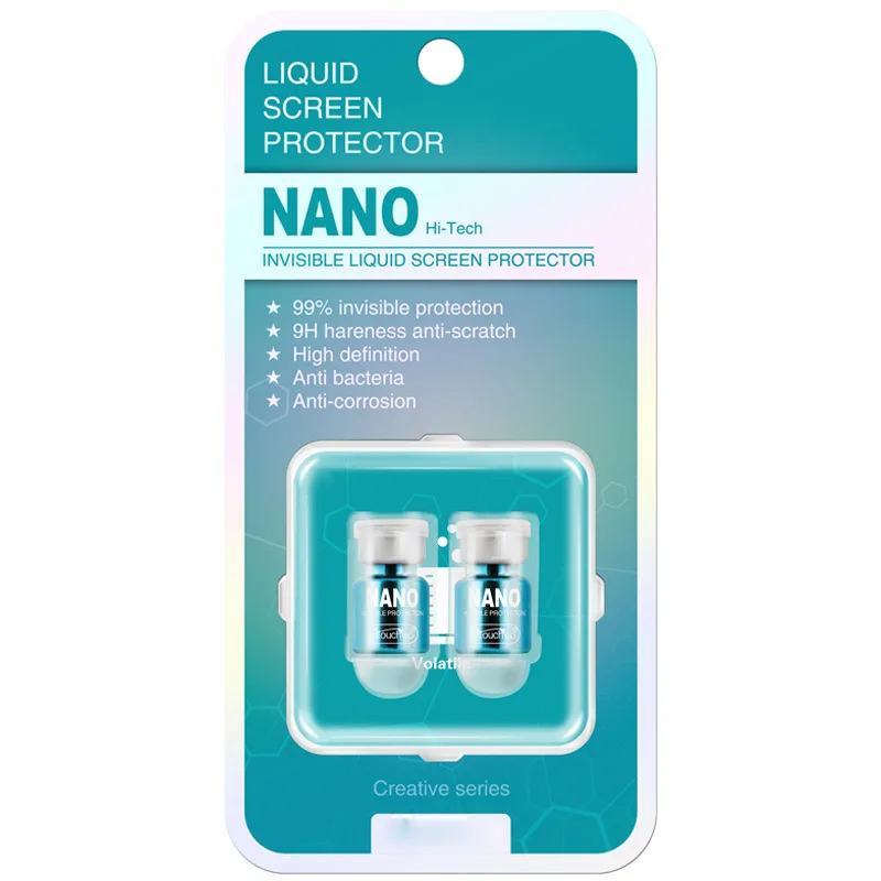 Высокое качество 1/2 бутылка жидкостный экран/Стекло протектор Nano Tech Максимальная защита для всех смартфонов