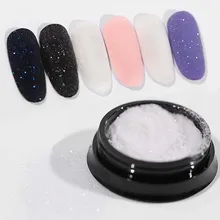 2g/горшок под блески для дизайна ногтей Звездное сахара Snow Powder искусственный Снеж. порошок блестящие яркие пыли Маникюр УФ Гель-лак декоративный пигмент дизайн советы "сделай сам"