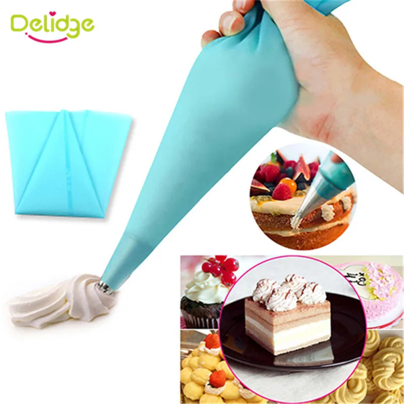 Delidge 1pc Piping Bags Icing Bag Nozzles Tool Dessert ...