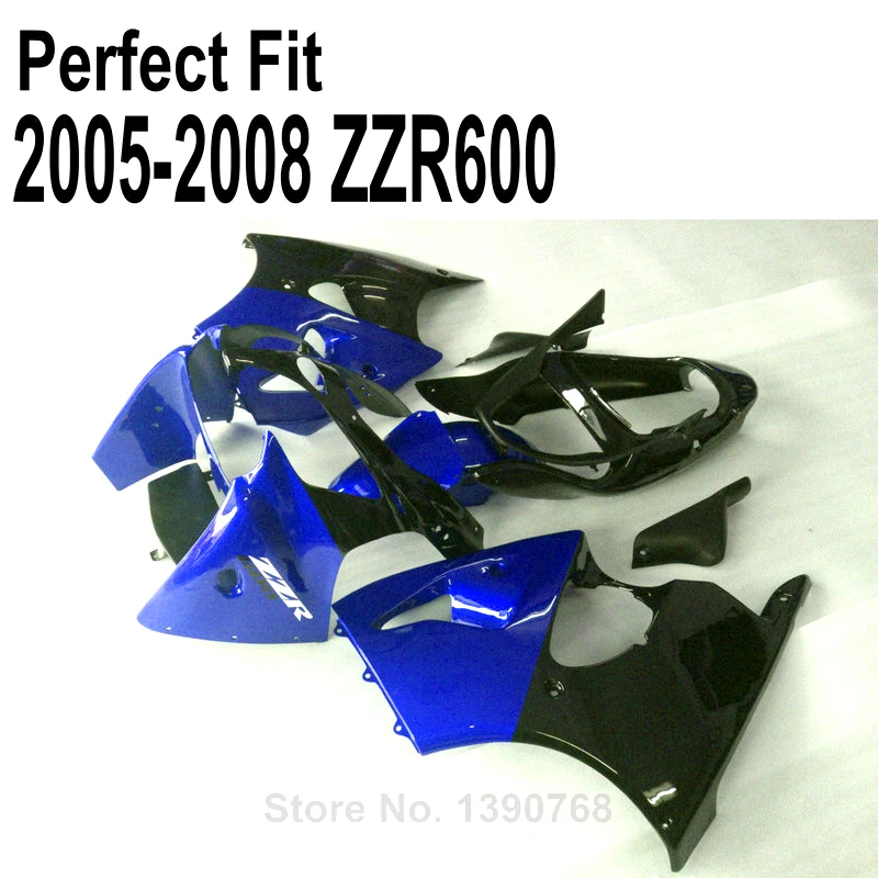 Детали ABS для мотоцикла Kawasaki ZZR600 ZZR 600 2005 2006 2007 05 06 07 08 комплект обтекателей