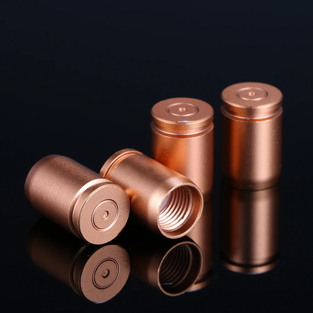 

4PCS Aluminium Alloy Car Wheel Tires Valves Caps Dustproof Covers Tyre Stem Air Valve Dust Cap Car Accessories